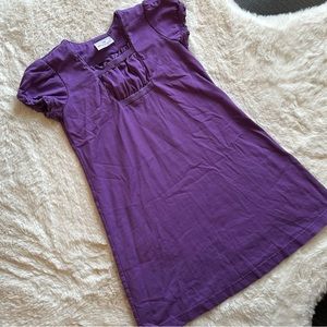 Hanna Andersson Organic Cotton Purple Dress 120/ 6/7